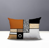 Plexa Abstract Reversible Indoor/Outdoor Lumbar Pillow