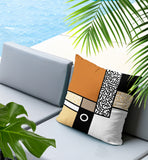 Plexa Abstract Reversible Indoor/Outdoor Square Pillow