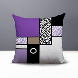Plexa Abstract Reversible Indoor/Outdoor Square Pillow