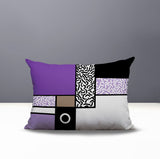Plexa Abstract Reversible Indoor/Outdoor Lumbar Pillow