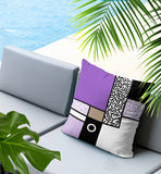 Plexa Abstract Reversible Indoor/Outdoor Lumbar Pillow