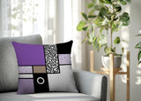 Plexa Abstract Reversible Indoor/Outdoor Square Pillow