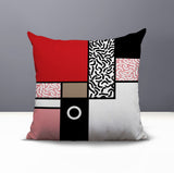 Plexa Abstract Reversible Indoor/Outdoor Square Pillow