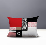 Plexa Abstract Reversible Indoor/Outdoor Lumbar Pillow