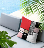 Plexa Abstract Reversible Indoor/Outdoor Square Pillow