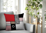 Plexa Abstract Reversible Indoor/Outdoor Square Pillow