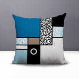 Plexa Abstract Reversible Indoor/Outdoor Square Pillow