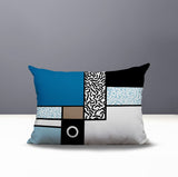 Plexa Abstract Reversible Indoor/Outdoor Lumbar Pillow