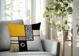 Plexa Abstract Reversible Indoor/Outdoor Square Pillow