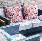 Pomme Botanical Reversible Indoor/Outdoor Square Pillow