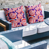 Pomme Botanical Reversible Indoor/Outdoor Square Pillow