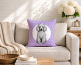 Poodle Dog  Indoor/Outdoor Reversible Square Pillow