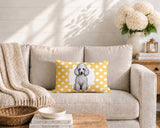 Poodle Dog  Indoor/Outdoor Reversible Rectangular Pillow