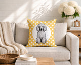 Poodle Dog  Indoor/Outdoor Reversible Square Pillow