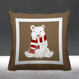 Pooh Bear Animal Reversible Indoor/Outdoor Square Pillow