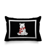 Pooh Bear Animal Reversible Indoor/Outdoor Rectangular Pillow