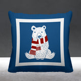 Pooh Bear Animal Reversible Indoor/Outdoor Square Pillow