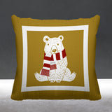 Pooh Bear Animal Reversible Indoor/Outdoor Square Pillow