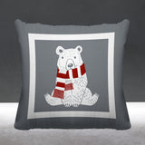 Pooh Bear Animal Reversible Indoor/Outdoor Square Pillow
