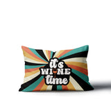 Hexam It's Wine Lumbar Indoor/Outdoor Throw Pillow