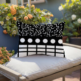 Poptik Abstract Reversible Indoor/Outdoor Rectangle Pillow