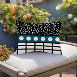Poptik Abstract Reversible Indoor/Outdoor Rectangle Pillow