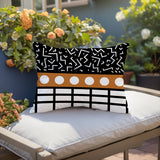 Poptik Abstract Reversible Indoor/Outdoor Rectangle Pillow