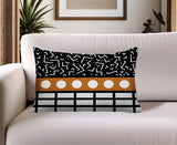 Poptik Abstract Reversible Indoor/Outdoor Rectangle Pillow