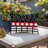 Poptik Abstract Reversible Indoor/Outdoor Rectangle Pillow