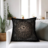 Porshia Floral Spun Polyester Square Indoor/Outdoor Throw Pillow