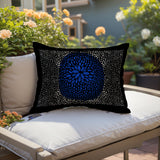 Porshia Floral Spun Polyester Lumbar Indoor/Outdoor Throw Pillow