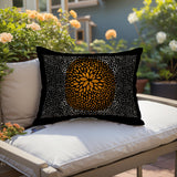 Porshia Floral Spun Polyester Square Indoor/Outdoor Throw Pillow