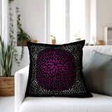 Porshia Floral Reversible Indoor/Outdoor Square Pillow