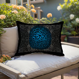 Porshia Floral Spun Polyester Square Indoor/Outdoor Throw Pillow