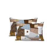 Praxies Patches Indoor/Outdoor Reversible Rectangular Pillow