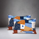 Praxies Patches Indoor/Outdoor Reversible Rectangular Pillow