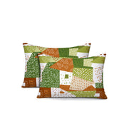 Praxies Patches Indoor/Outdoor Reversible Rectangular Pillow