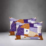 Praxies Patches Indoor/Outdoor Reversible Rectangular Pillow