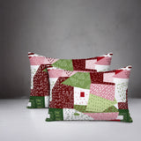 Praxies Patches Indoor/Outdoor Reversible Rectangular Pillow