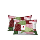 Praxies Patches Indoor/Outdoor Reversible Rectangular Pillow