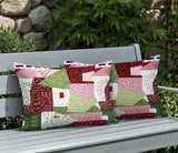Praxies Patches Indoor/Outdoor Reversible Rectangular Pillow