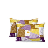 Praxies Patches Indoor/Outdoor Reversible Rectangular Pillow