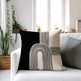 Priam Abstract Spun Polyester Square Indoor/Outdoor Throw Pillow