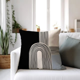 Priam Abstract Spun Polyester Square Indoor/Outdoor Throw Pillow