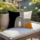 Priam Abstract Reversible Indoor/Outdoor Rectangular Pillow