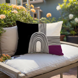 Priam Abstract Reversible Indoor/Outdoor Rectangular Pillow