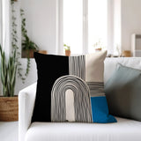 Priam Abstract Spun Polyester Square Indoor/Outdoor Throw Pillow