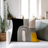 Priam Abstract Spun Polyester Square Indoor/Outdoor Throw Pillow