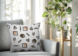 Prisma Abstract Reversible Indoor/Outdoor Lumbar Pillow