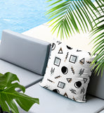 Prisma Abstract Reversible Indoor/Outdoor Lumbar Pillow